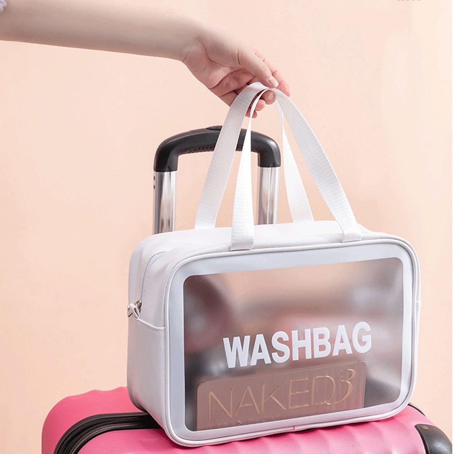 Clear Makeup Pouch Set (Set of 3)