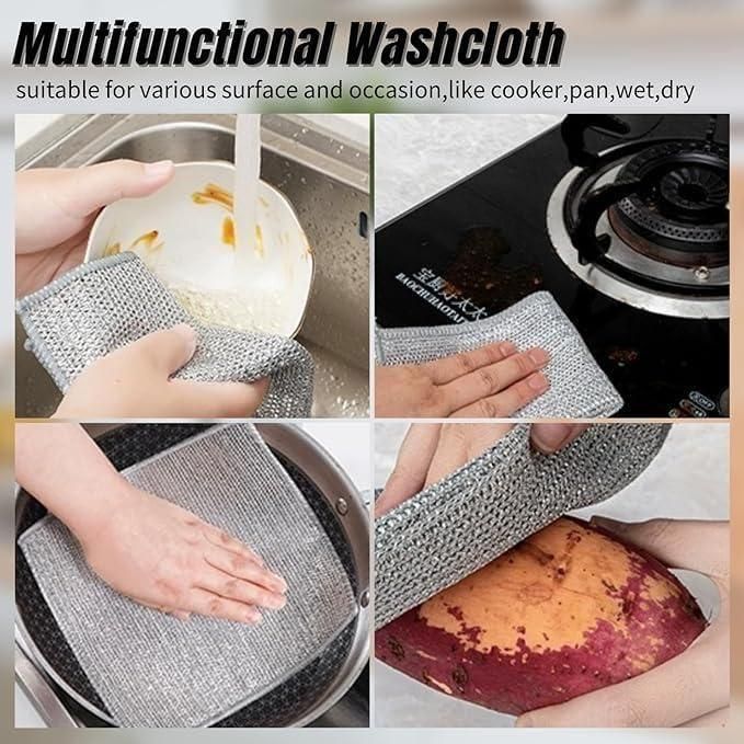 Dishwashing Rags for Wet and Dry Pack of 10