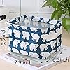 Foldable Canvas Storage Boxes (Pack of 5 or 10)