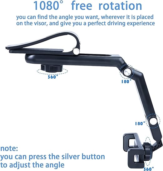 Rotatable and Retractable Car Phone Holder