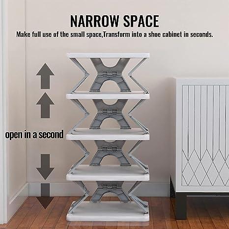 6 Layer Foldable Shoe Rack (Adjustable/Collapsible)