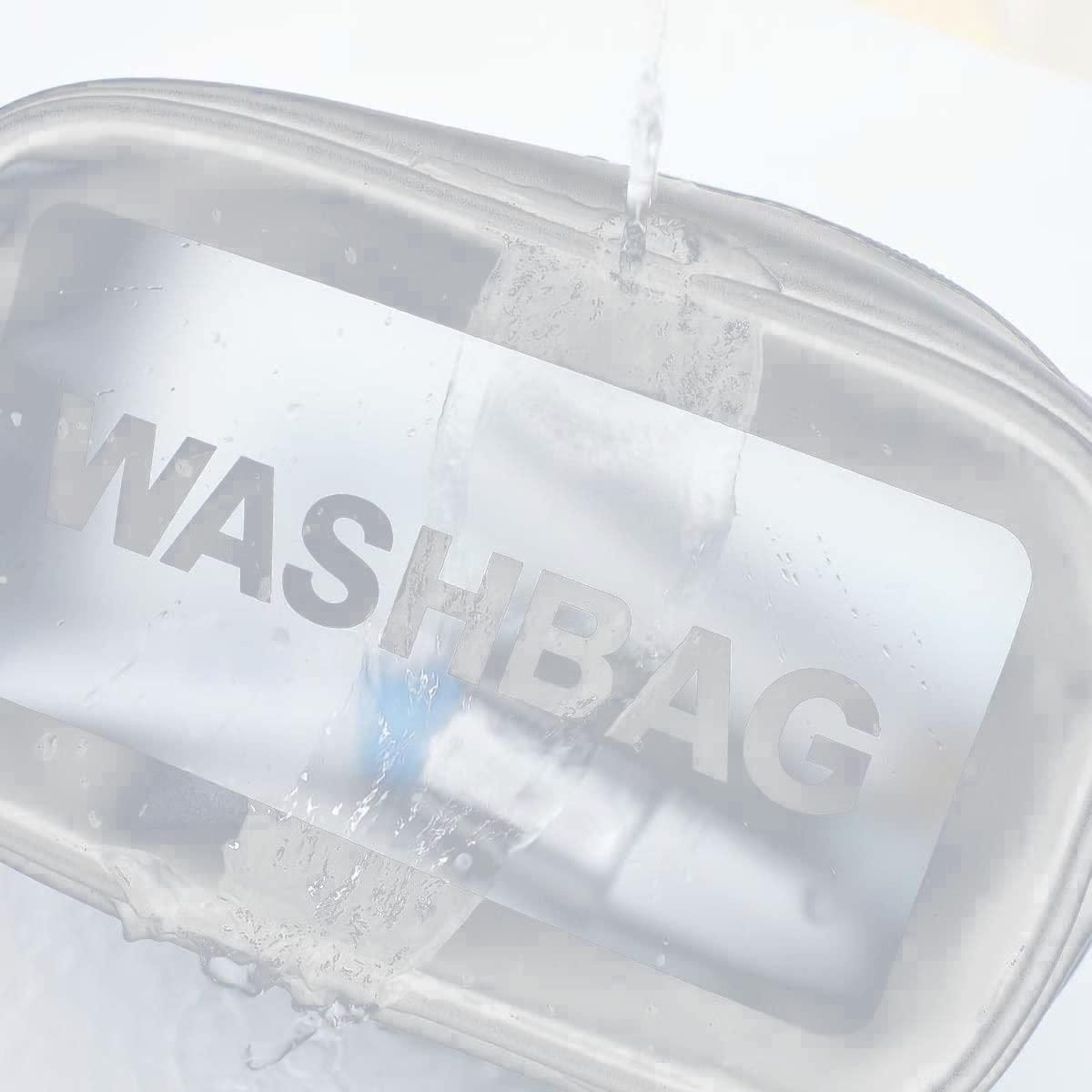 Clear Makeup Pouch Set (Set of 3)