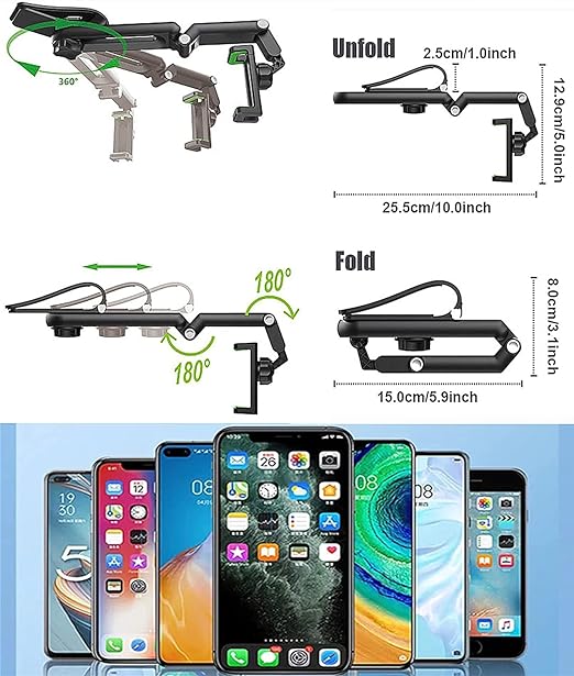 Rotatable and Retractable Car Phone Holder