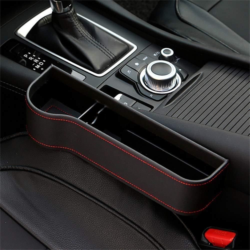 PU Leather Car Console Seat Side Organizer