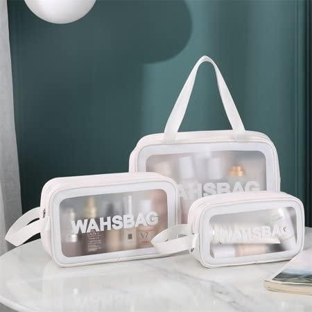Clear Makeup Pouch Set (Set of 3)
