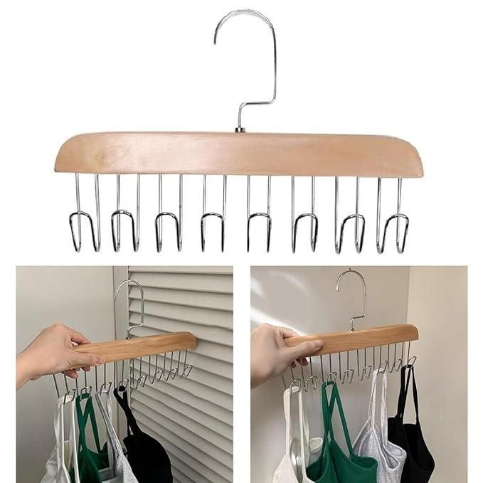 Multifunctional Wooden Hanger (Pack of 2)
