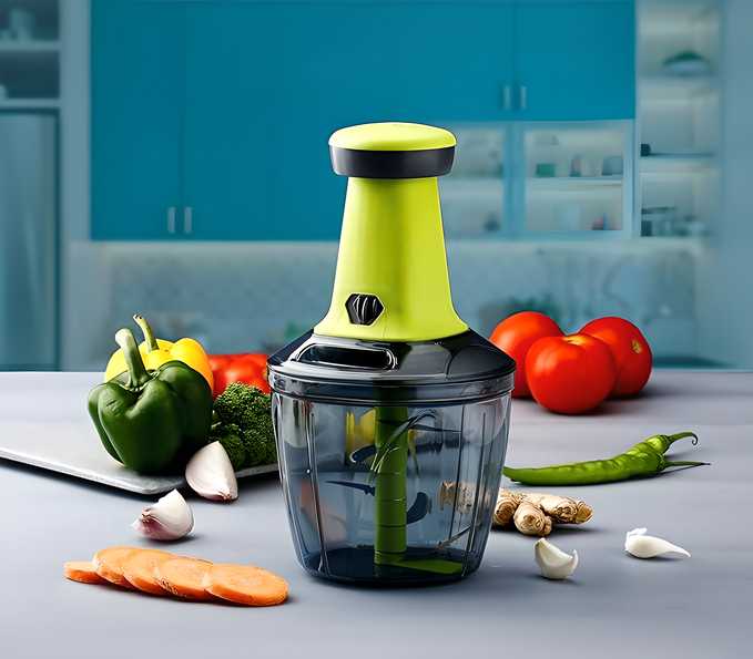 Manual Hand-Press Vegetable Chopper