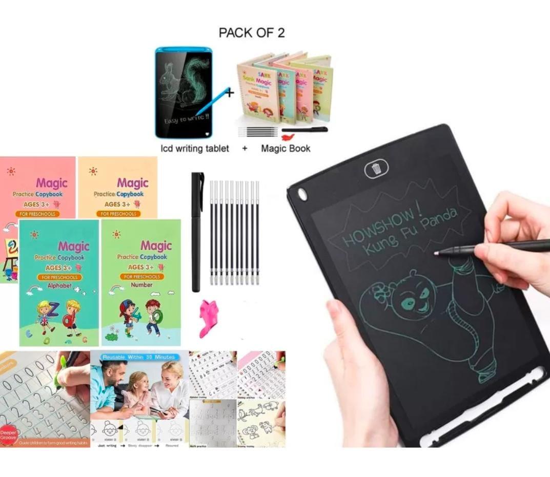 Magic Book Set With Digital Writing Pad