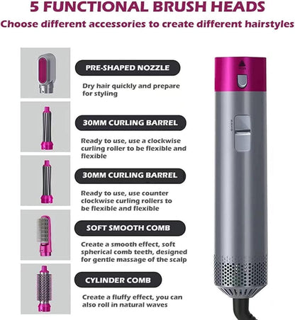 Multifunctional Hair Dryer Styling Tool 5 in 1