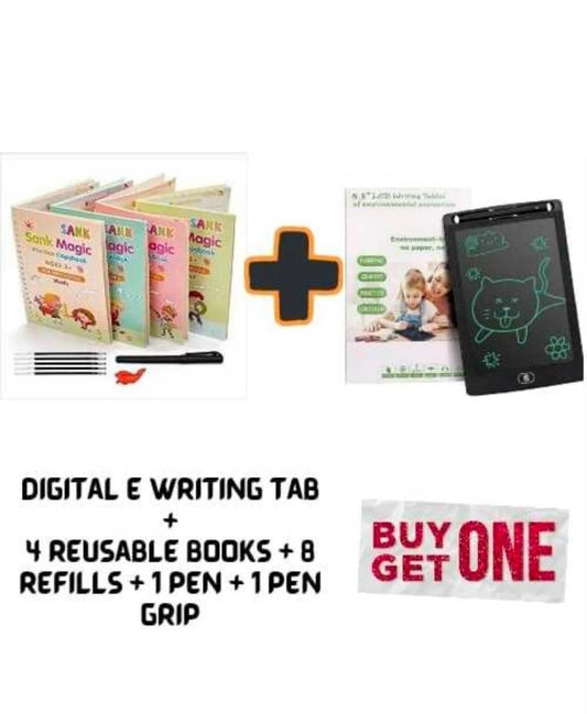 Magic Book Set With Digital Writing Pad