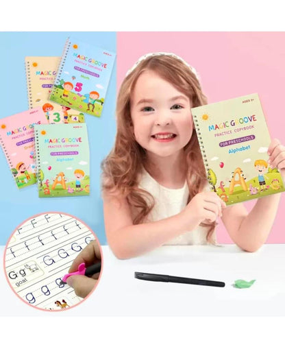 Magic Book Set With Digital Writing Pad