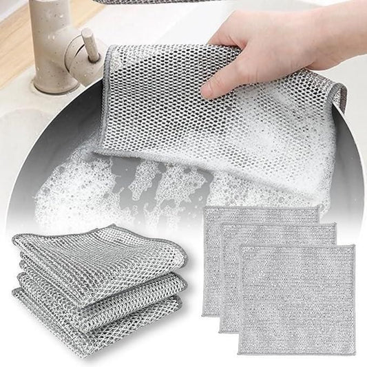 Dishwashing Rags for Wet and Dry Pack of 10