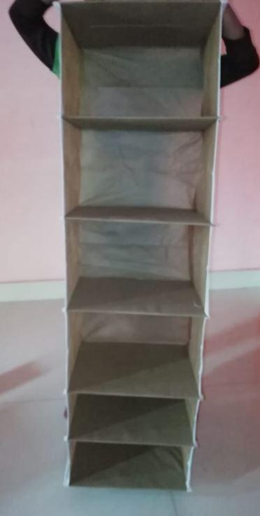 6-Shelf Foldable Hanging Organizer