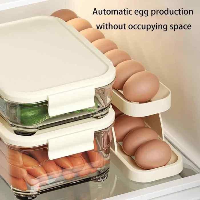 2-Tier Rolling Egg Dispenser