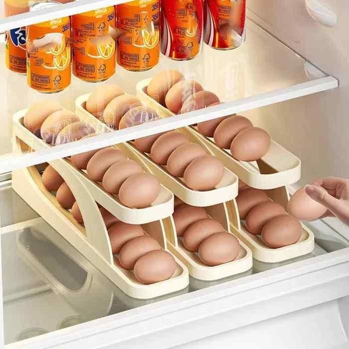2-Tier Rolling Egg Dispenser