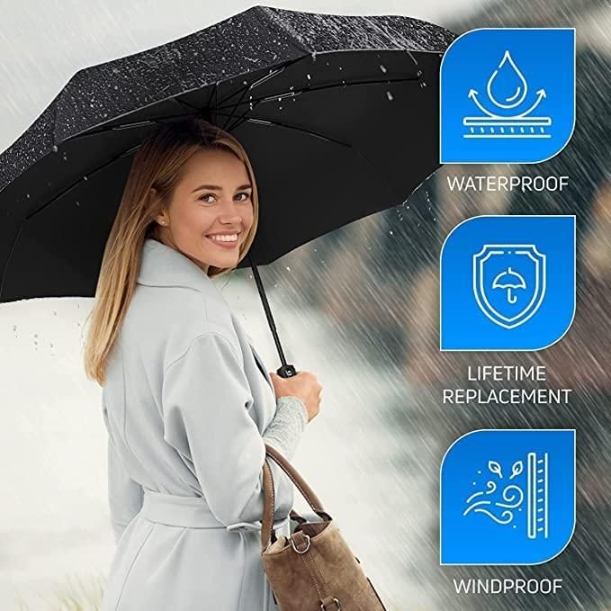 Compact Automatic Open/Close Umbrella
